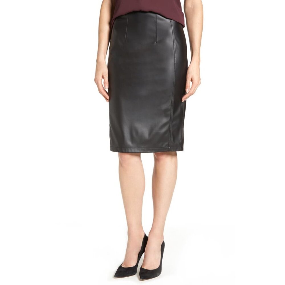 Halogen Black Pencil Skirt
